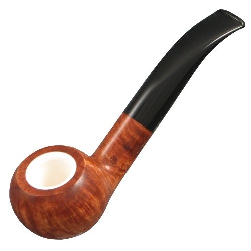 Pfeife Capitello Corteccia Prince Bruyèreholz Meerschaum Acryl braun weiss/ 7193