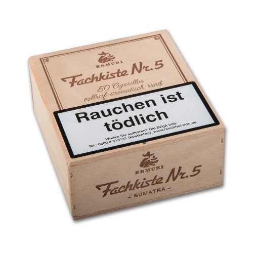 Fachkiste Nr.5 Sumatra 50 Zigarillos / 59442