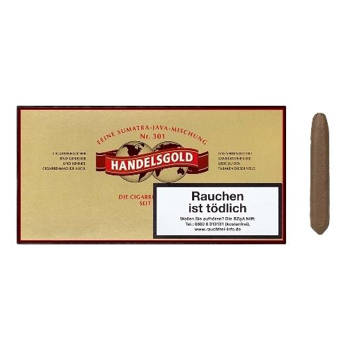Handelsgold Nr. 301 Sumatra 50 Zigarren / 85632