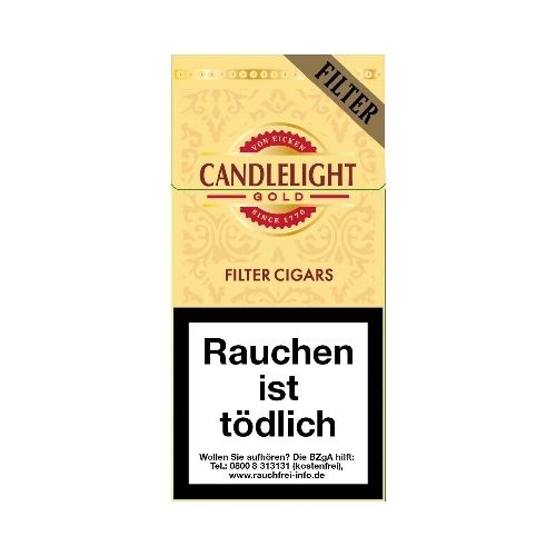 Candlelight Gold Filter 10 Zigarillos / 47032