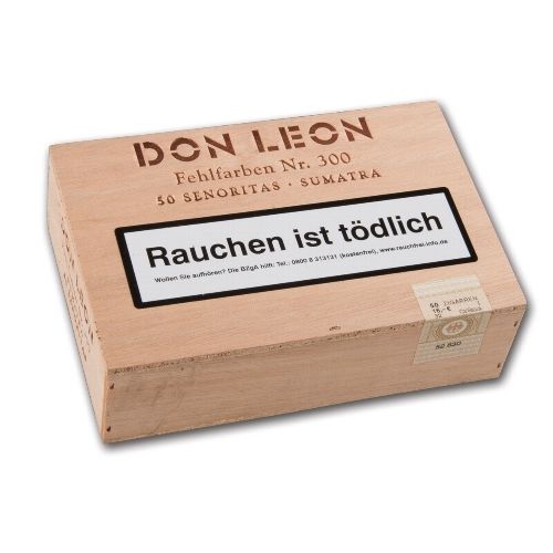 Don Leon Senoritas Fehlfarben Nr.300 Sumatra 50 Zigarillos / 16461