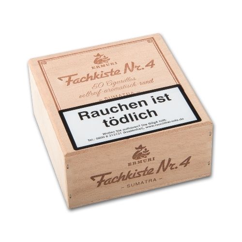 Fachkiste Nr.4 Sumatra 50 Zigarillos / 59422