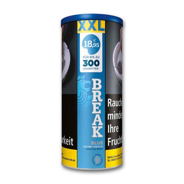 Break Blue Volumen Tabak 130 Gramm Zigarettentabak / Tabak