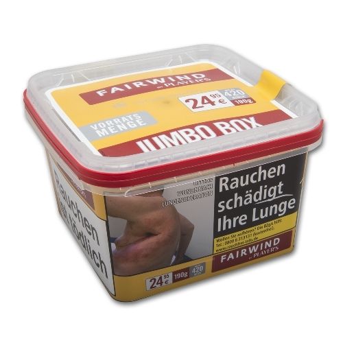 Fairwind Red Volumen 170 Gramm Eimer Zigarettentabak / Tabak