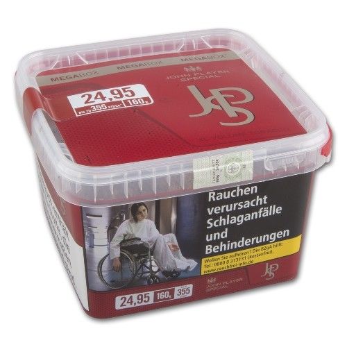 JPS Rot Volumen Tabak 160 Gramm NEU