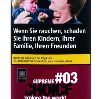 Mac Baren Choice Supreme No.3 30 Gramm Zigarettentabak / Tabak