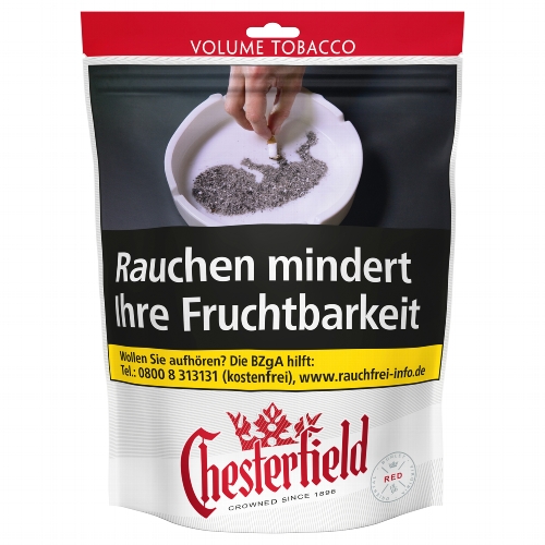 Chesterfield Red Zigarettentabak Volumen 150 Gramm