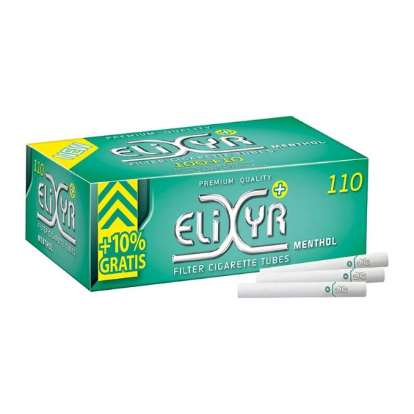 Elixyr Zigarettenhülsen King Size Menthol 2.200 Stück