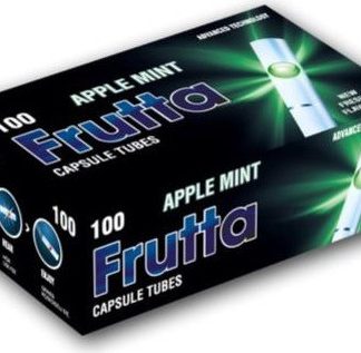Frutta Zigarettenhuelsen Kapsel Apple/Mint 100 mm