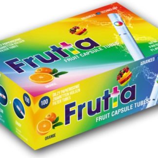 Frutta Zigarettenhuelsen Kapsel Orange 100 mm