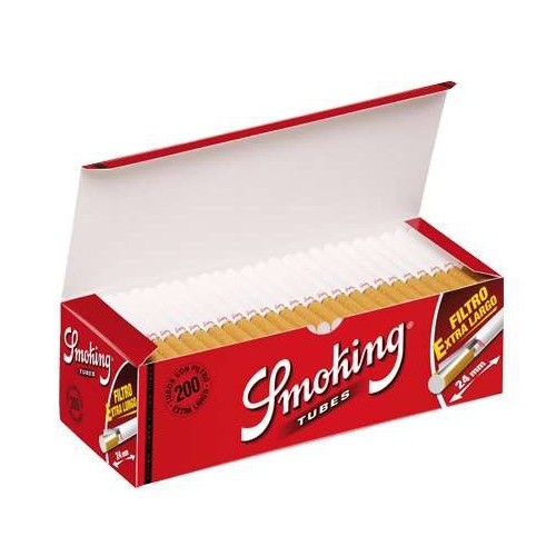 SMOKING Extra Long Filter Hülsen 200 Stück Packung