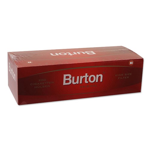 Zigarettenhülsen Burton King Size 10.000 Stück