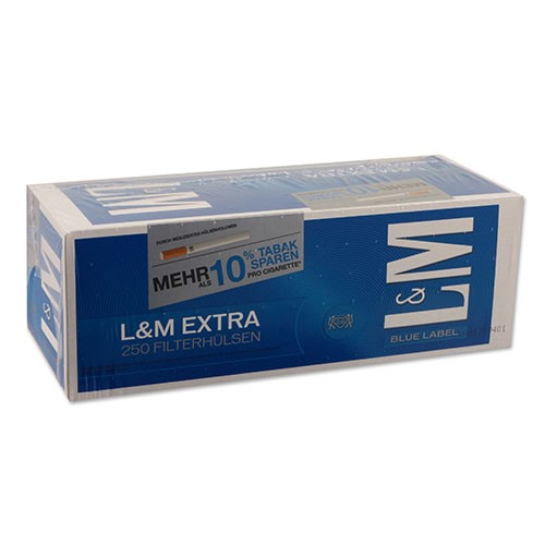 Zigarettenhülsen L&M Blue Label Extra 1.000 Stück