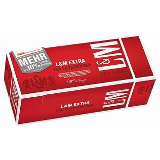 Zigarettenhülsen L&M Red Label Extra 1.000 Stück