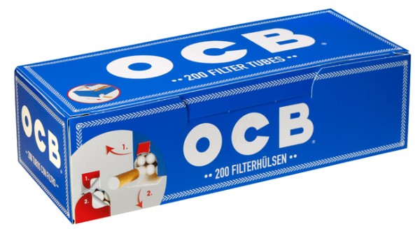 Zigarettenhülsen OCB Blau King Size 200 Stück