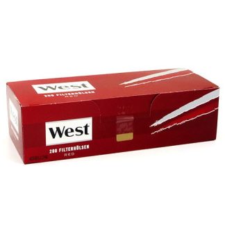 Zigarettenhülsen West Red King Size 1.000 Stück