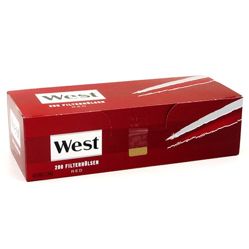 Zigarettenhülsen West Red King Size 1.000 Stück