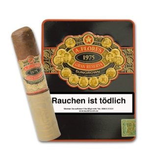 A. FLORES 1975 Grand Reserva Sun Grown Half Corona 5 Zigarren