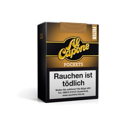 Al Capone Pockets Gold Filter 18 Zigarillos