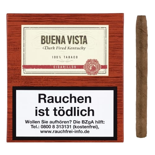 BUENA VISTA Dark Fired Kentucky Cigarillo 20 Zigarillos