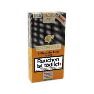 Cohiba Linea Clasica Piramides Extra Tubos 3 Zigarren