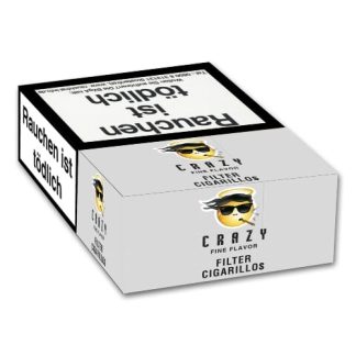 Crazy Silver Fine Flavor Naturdeckblatt Filterzigarillos (10x17)