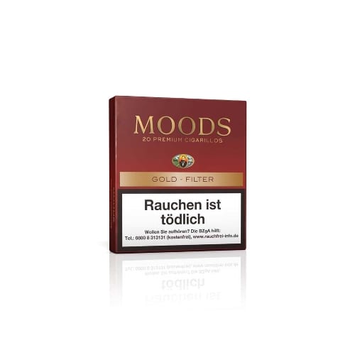 Dannemann Moods GOLD FILTER 20 Zigarillos