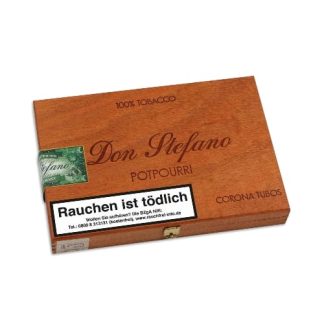 Don Stefano Corona Tubos Sumatra Potpourri Fein Dezent Pikant 10 Zigarren