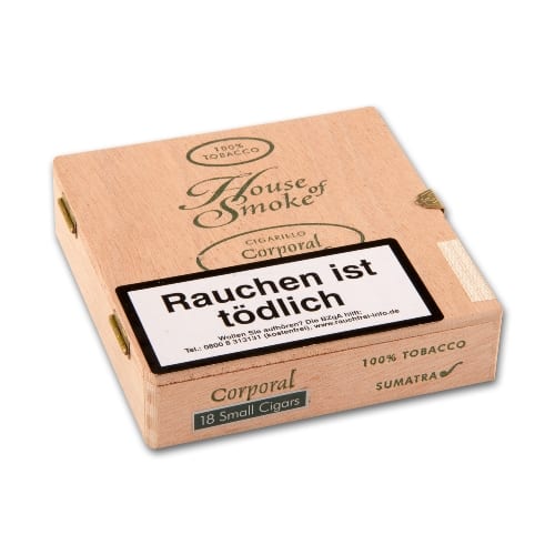 House of Smoke Corporal Sumatra 18 Zigarillos