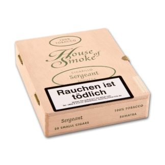 House of Smoke Sergeant Sumatra 20 Zigarillos