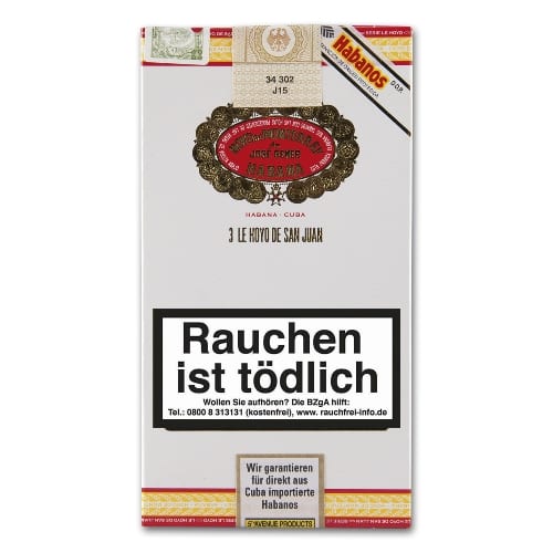 Hoyo de Monterrey Le Hoyo de San Juan Tubes 3 Zigarren