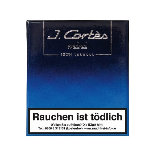 J. CORTES Blue Line Mini Sumatra 20 Zigarillos