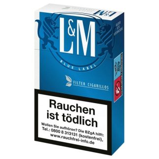 L&M Blue Naturdeckblatt Filterzigarillos (10x17)