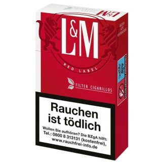 L&M Red Naturdeckblatt Filterzigarillos (10x17)