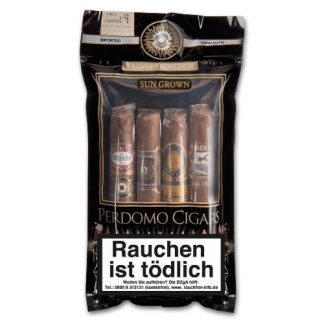 PERDOMO Toro Format Sampler Humibag Sun Grown 4 Zigarren