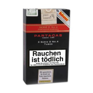 Partagas Serie D No.4 Tubos 3 Zigarren
