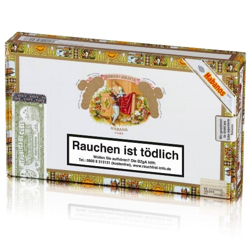 Romeo y Julieta Coronitas en Cedro 25 Zigarren