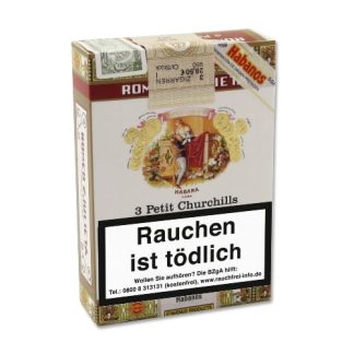 Romeo y Julieta Petit Churchills Tubos 3 Zigarren