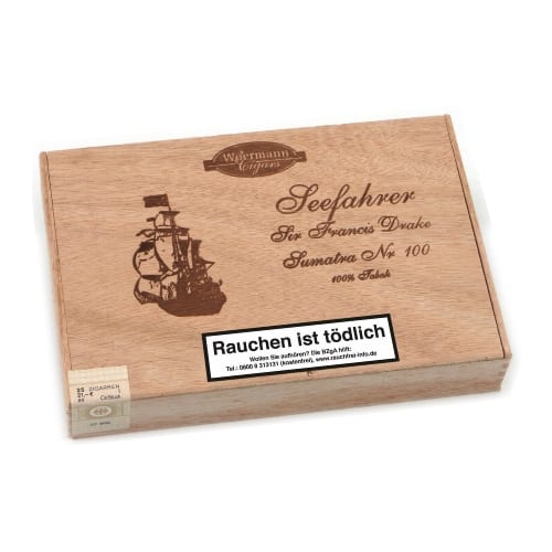 Seefahrer Sir Francis Drake Nr.100 Sumatra 25 Zigarren