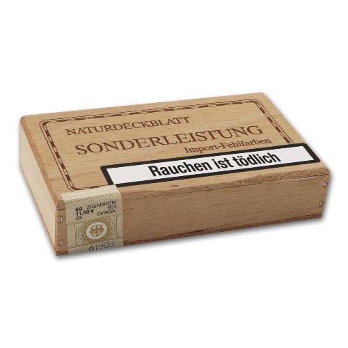 Sonderleistung Brasil Import-Fehlfarben 50 Zigarillos