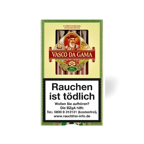 Vasco da Gama No.2 Maduro Corona Brasil 5 Zigarren