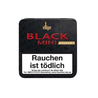 Villiger Black Mini Filter 20 Zigarillos