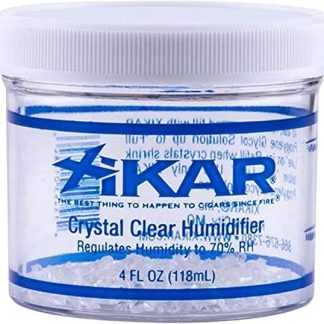 XIKAR Crystal Gel Humidifier Jar for Cigar Humidors, 4oz - Reusable Crystals for Premium Cigar Humidification - Regulates 70% Relative Humidity and Lasts up to 90 Days, Ideal for 150 Cigars