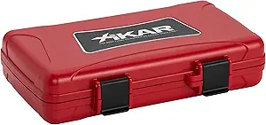 Cigar Travel Humidor Case Red